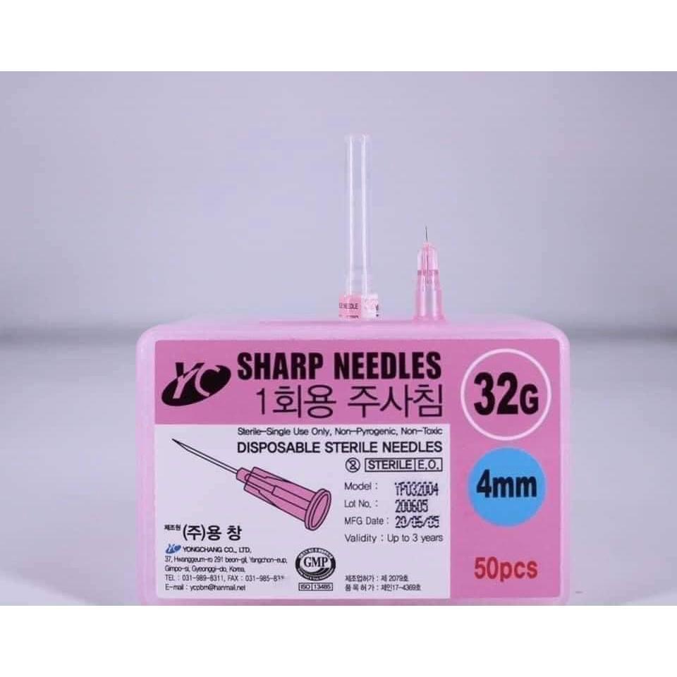 Kim Meso, Đưa Dưỡng Chất Căng Bóng Da ,Kim 34G Kim 32G Chuẩn Y Khoa