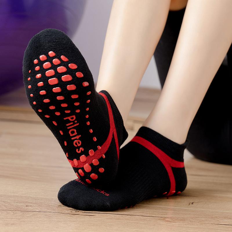 Cộng với kích thước yoga pilates vớ nữ đàn ông thể thao terry cotton chống trượt tập thể dục thể dục phòng tập thể dục sàn nhảy rộng lớn Color: Blue Size: L US 9-12 EU 39-44