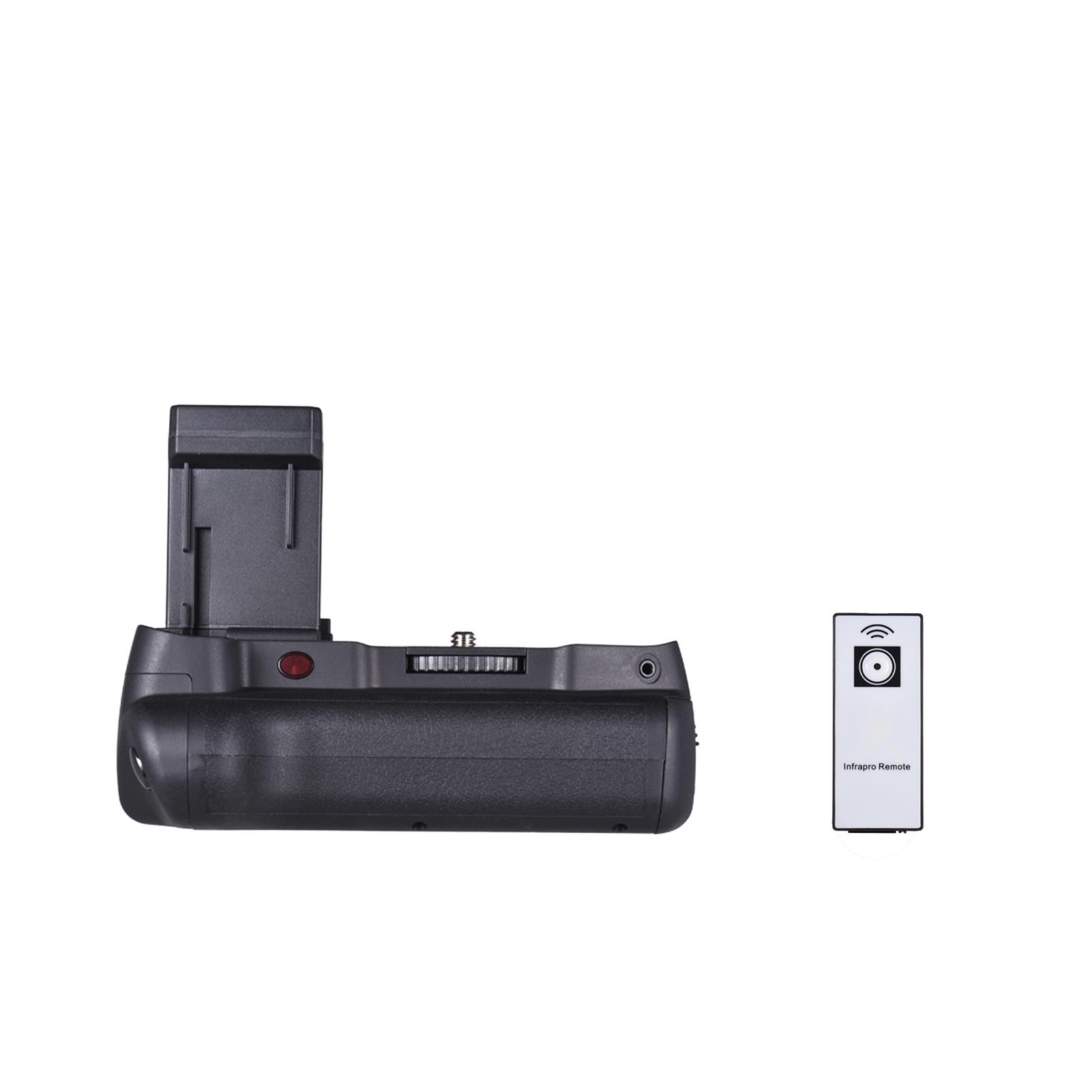 Giá đỡ kẹp pin dọc chuyên nghiệp được cung cấp bởi Pin AA LP-E10 với Cáp chuyển đổi đầu nối điều khiển từ xa IR