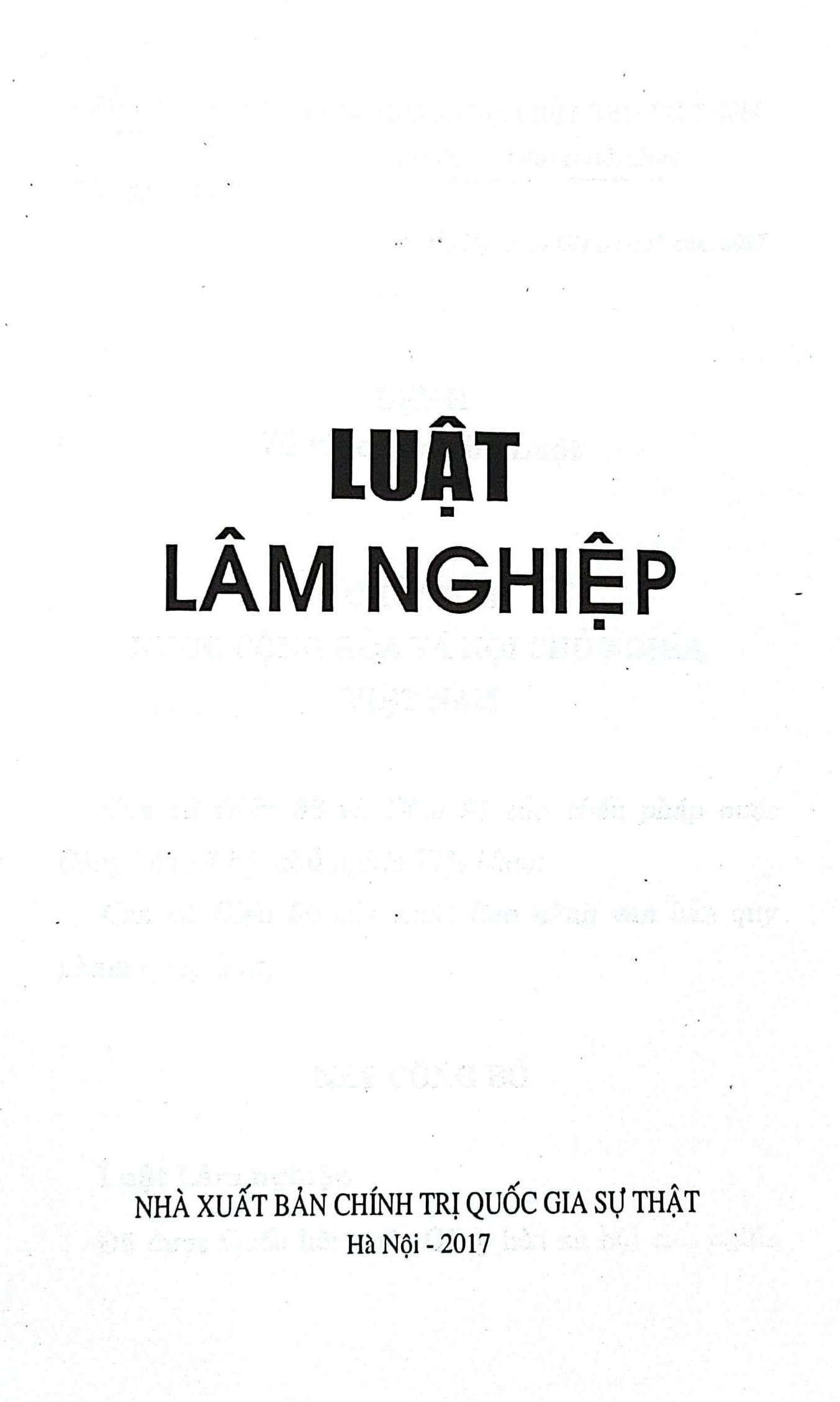 Luật lâm nghiệp