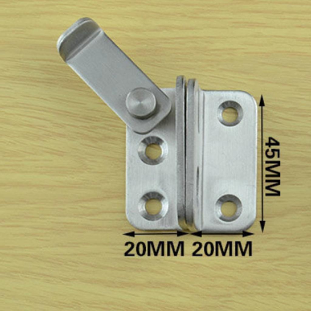 15X Stainless Steel Door Security Strong Security Cabinet Lock Guard Catch Latch