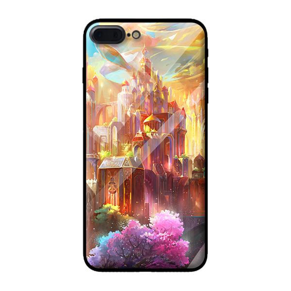 Ốp kính cường lực cho iPhone 8 Plus mẫu CẢNH 300 - Hàng chính hãng