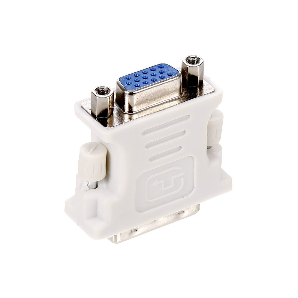 DVI to VGA Adapter DVI Male to VGA Female Adapter Converter for Desktop Computer Laptop Monitor Projector