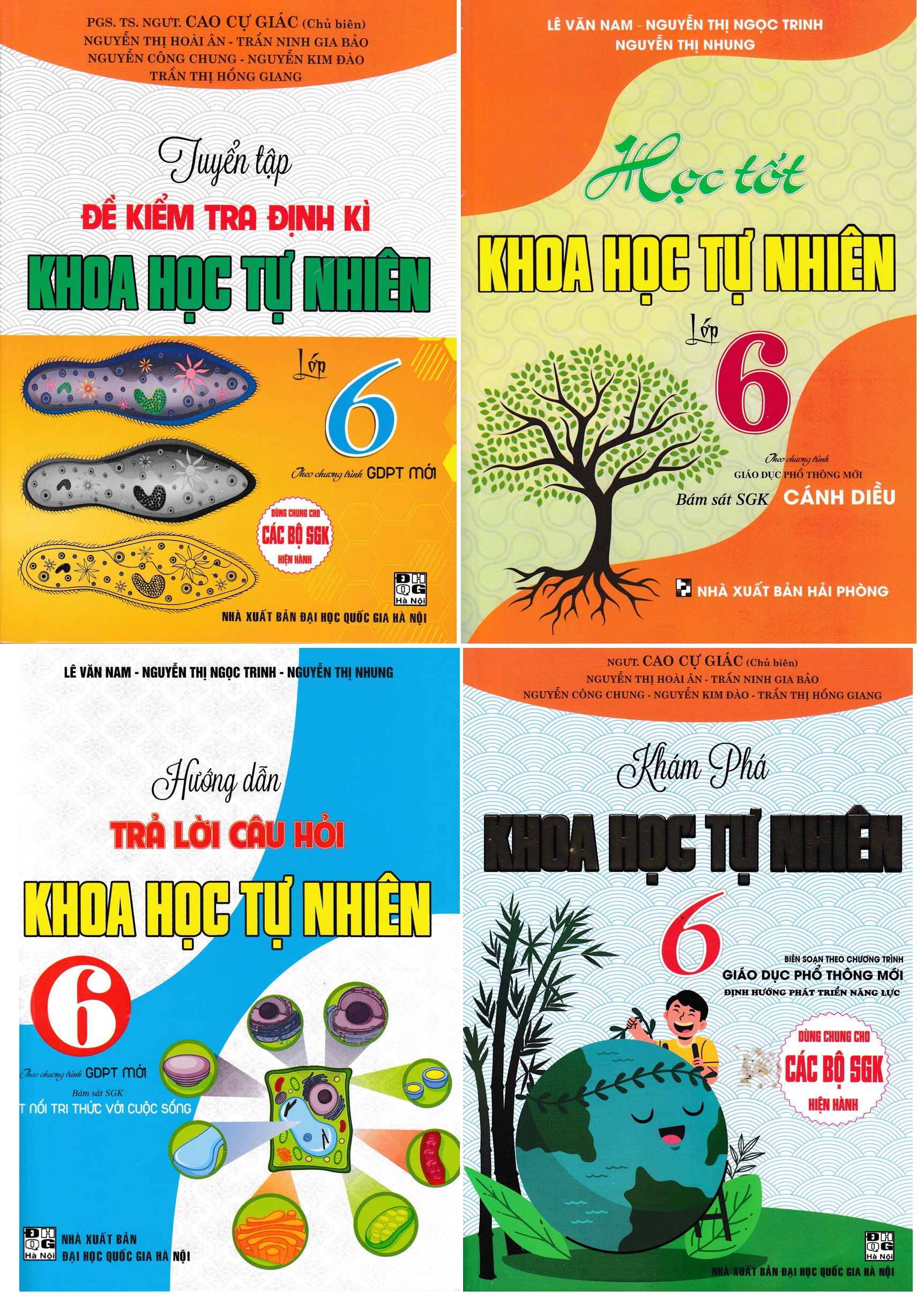 ComBo 4 Quyển Học Tốt Khoa Học Tự Nhiên Lớp 6