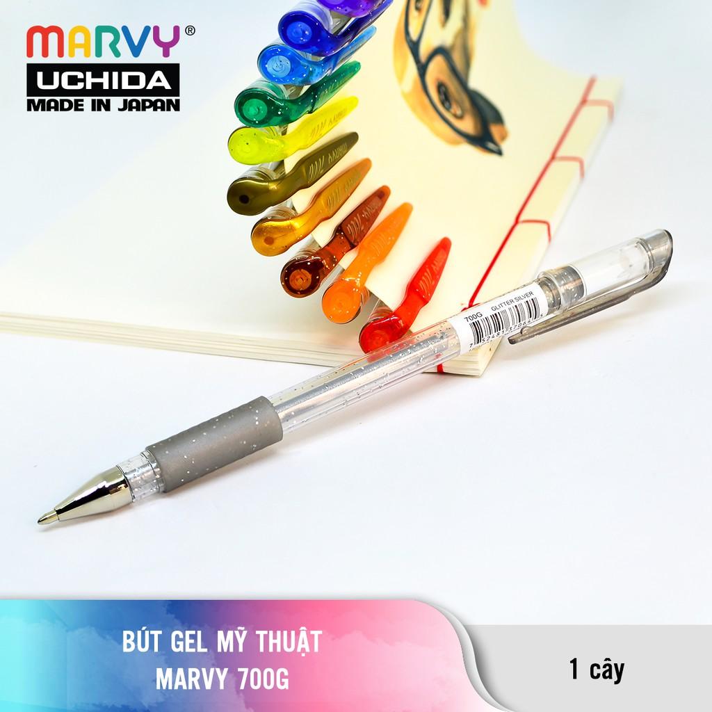 Bút gel có nắp MARVY 700G ngòi 0.7mm