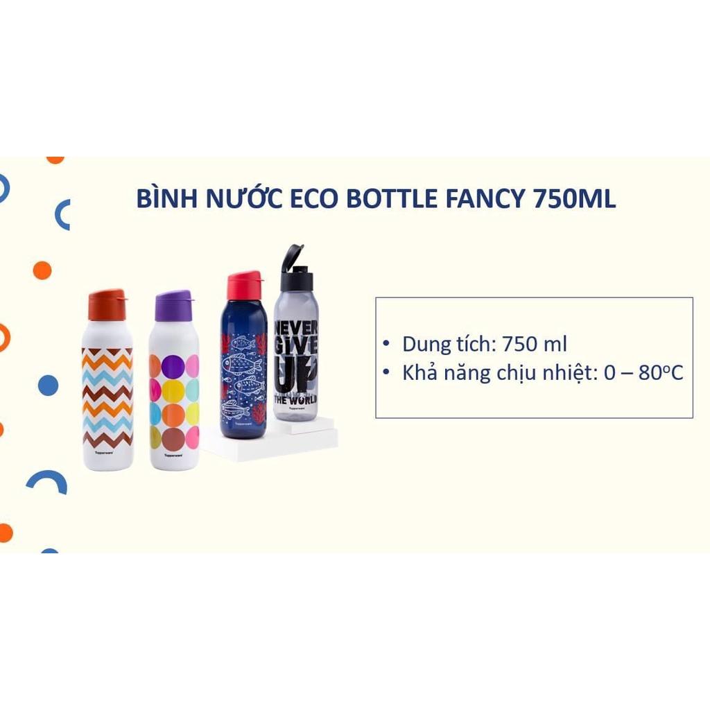 Bình Nước Eco Bottle Fancy 750ml - Tupperware - Hàng Chính Hãng