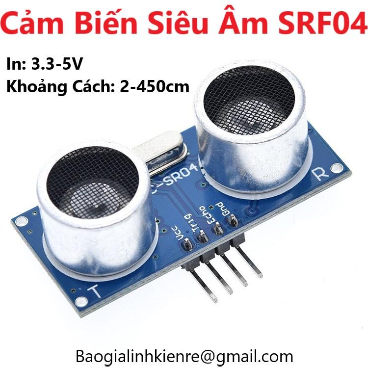 Mạch cảm biến Siêu Âm HC-SR04, Module cảm biến khoảng cách bằng sóng siêu âm # linh kiện điện tử