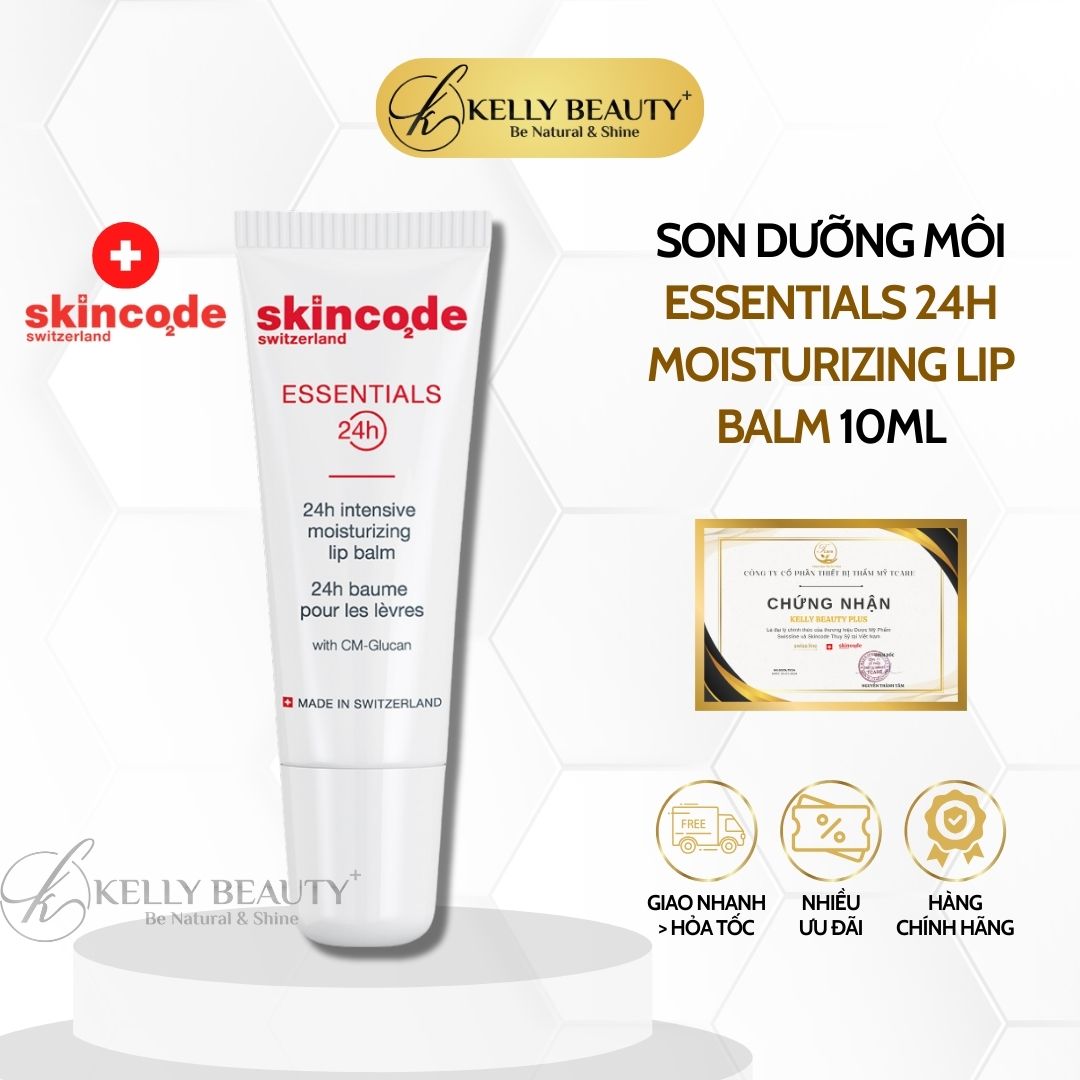 Son Dưỡng Môi Skincode Essentials 24h Intensive Moisturizing Lip Balm | Kelly Beauty