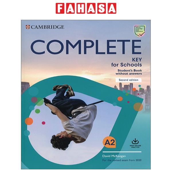 Complete Key For Schools Students Book Without Answers With Online Practice