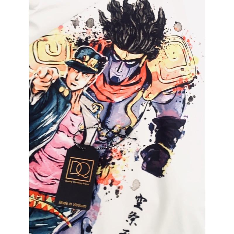 (VIDEO + ẢNH THẬT) Áo thun Jojo Bizarre Adventure Jotaro