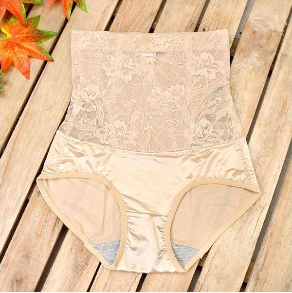 Quần nịt bụng phối ren 281 A&amp;M màu nude