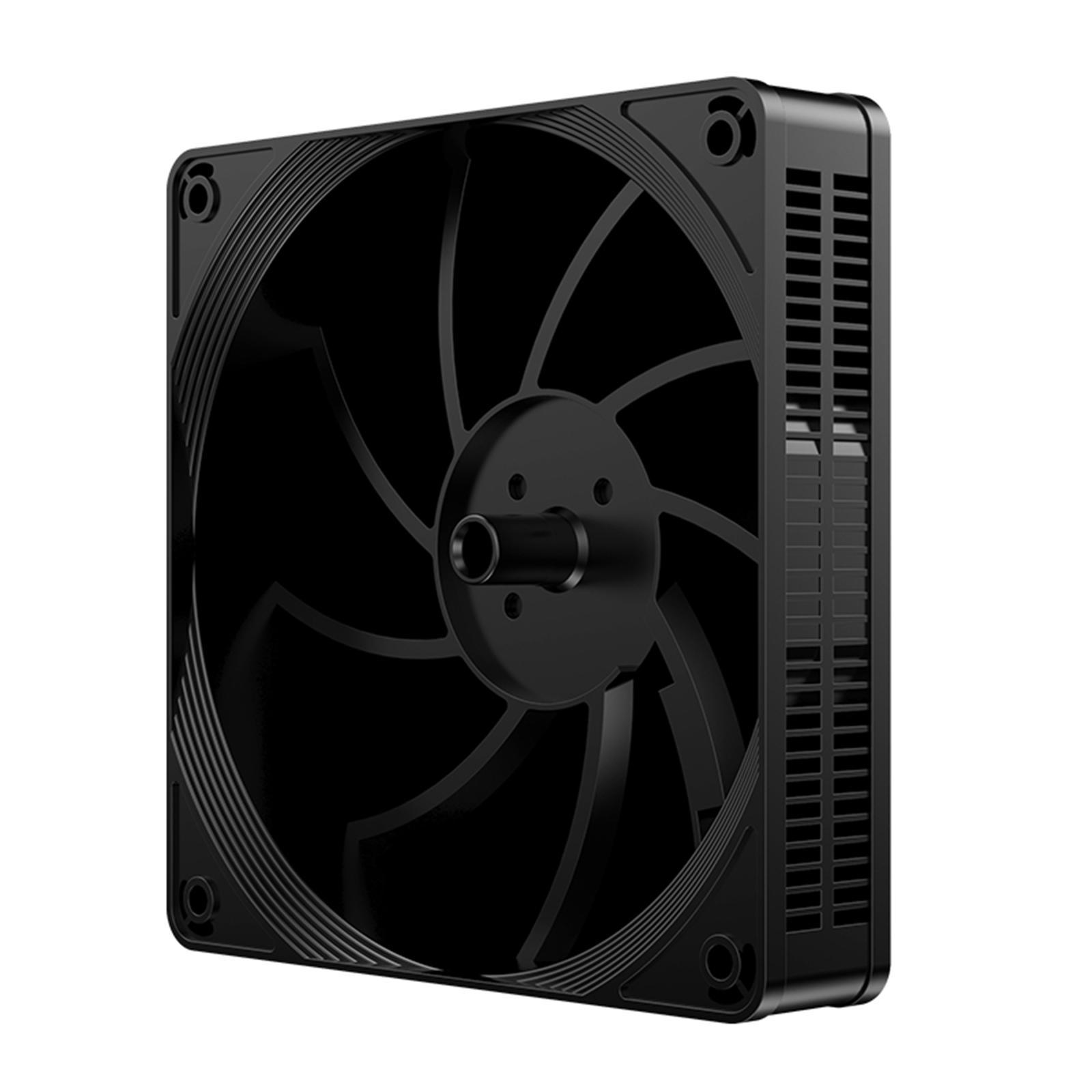3x Universal 120mm Case Cooling Fan 1200RPM RGB LED Square  3.6W