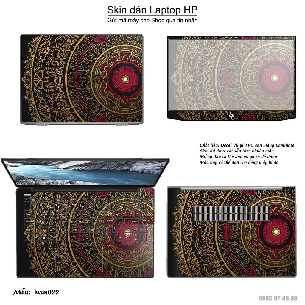 Skin dán Laptop HP in hình Hoa văn _nhiều mẫu 4 (inbox mã máy cho Shop)