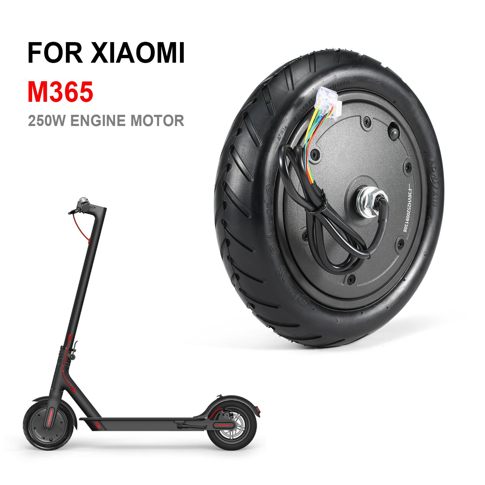 Thay thế động cơ động cơ 350W 250W 36V cho Xiaomi M365/M365 Pro Trocke Trocker Wheel Wheel Wheel Color: Motor tire set