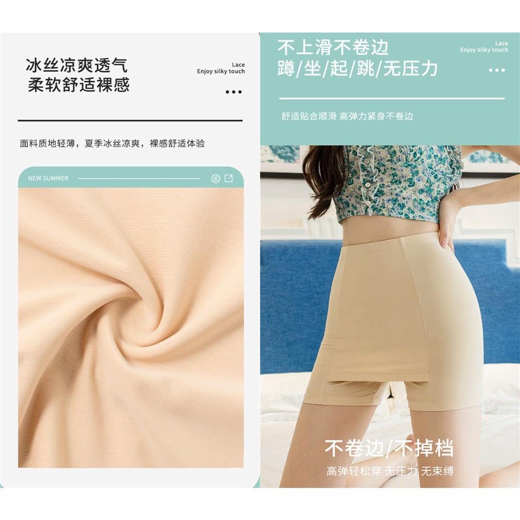 Quần Trong Váy,Quần An Toàn Mặc Không Lộ Đường Viền Giữ Form Váy - Cotton Co Giãn 4 Chiều