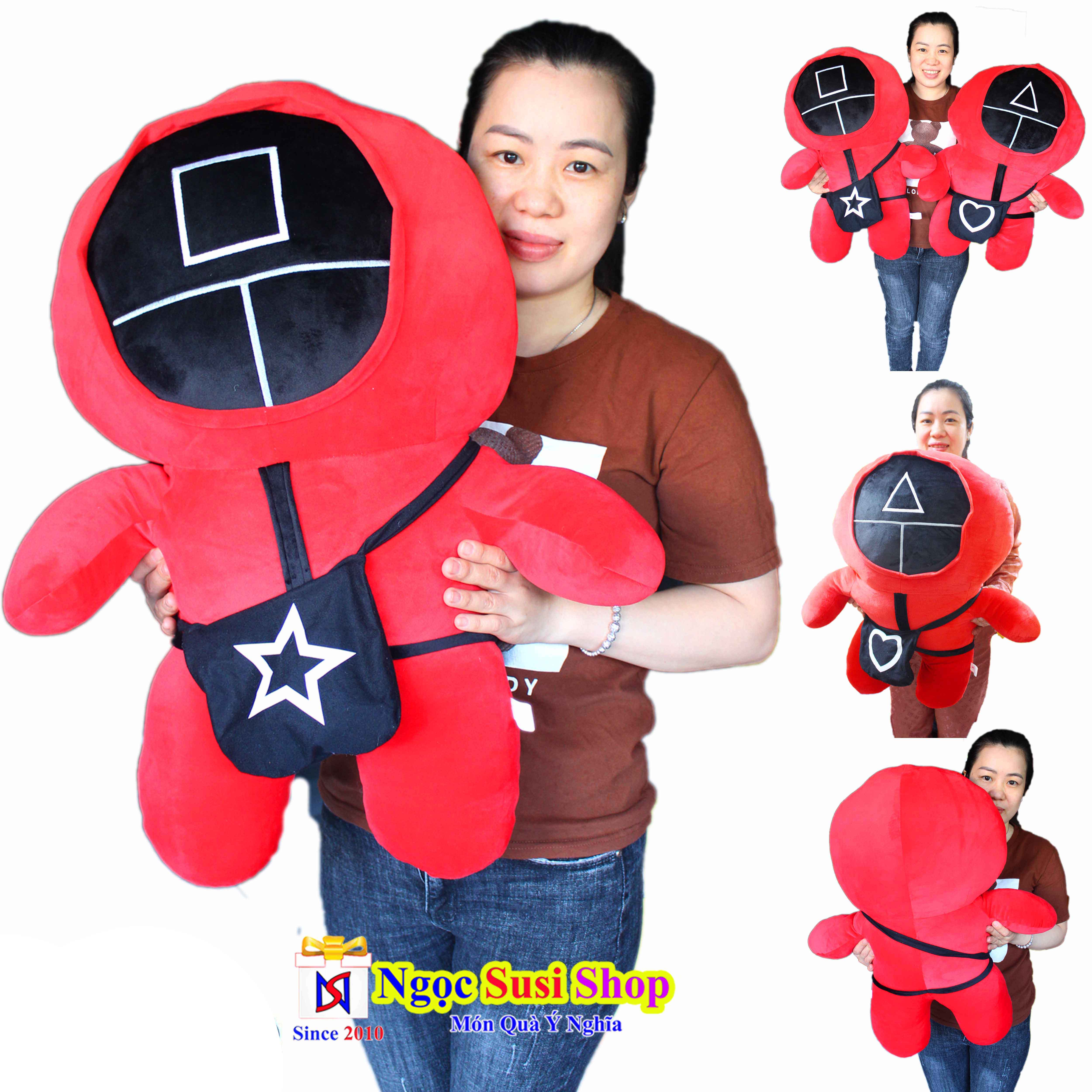 GỐI ÔM SQUID GAME SIÊU TO NHỒI BÔNG