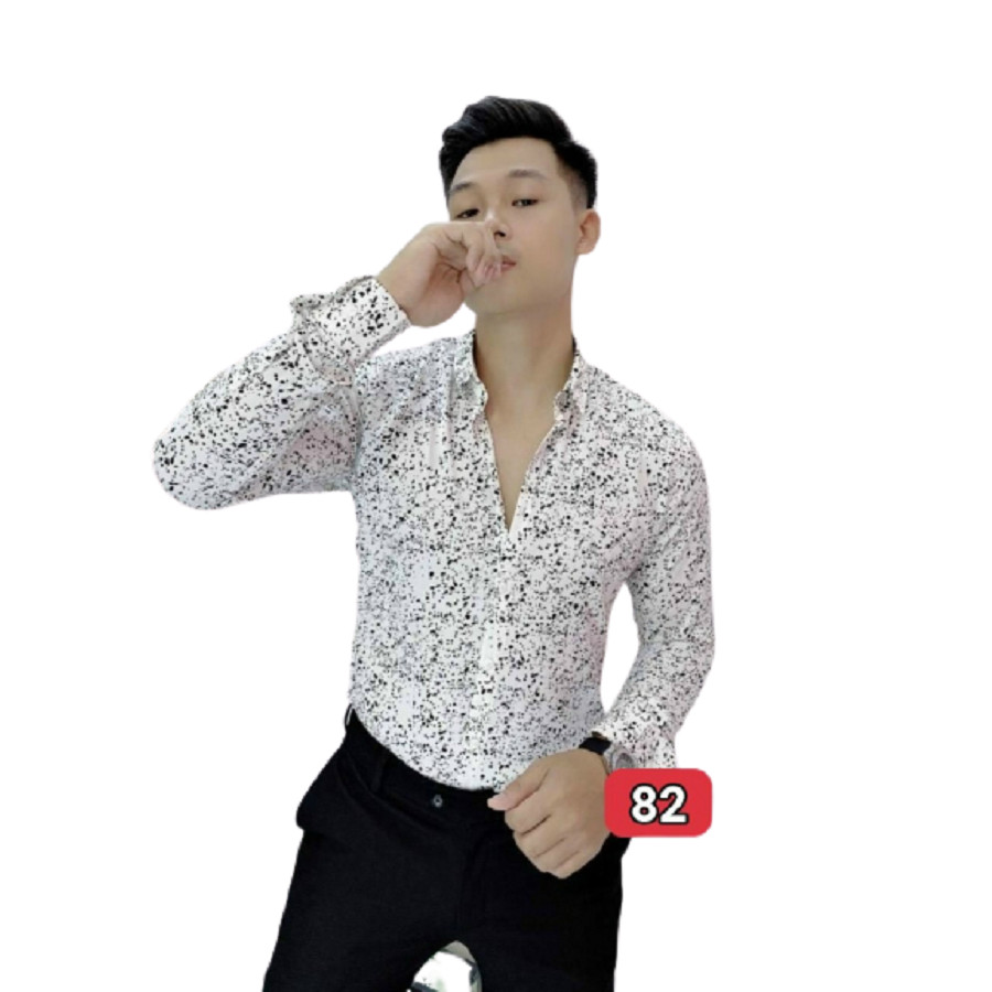 Áo sơ mi nam họa tiết