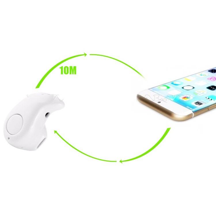 TAI NGHE BLUETOOTH MINI NANO S530 SIÊU NHỎ, NGHE HAY, BỀN. ĐEO ĐI LÀM, ĐI HỌC KO BỊ PHÁT HIỆN.TAI NGHE TÀN HÌNH INVISIBL