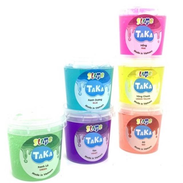 Slime slam hũ lớn 130g như hình đồ chơi giảm stress mệt mỏi trong cuộc sống CHỌN MÀU