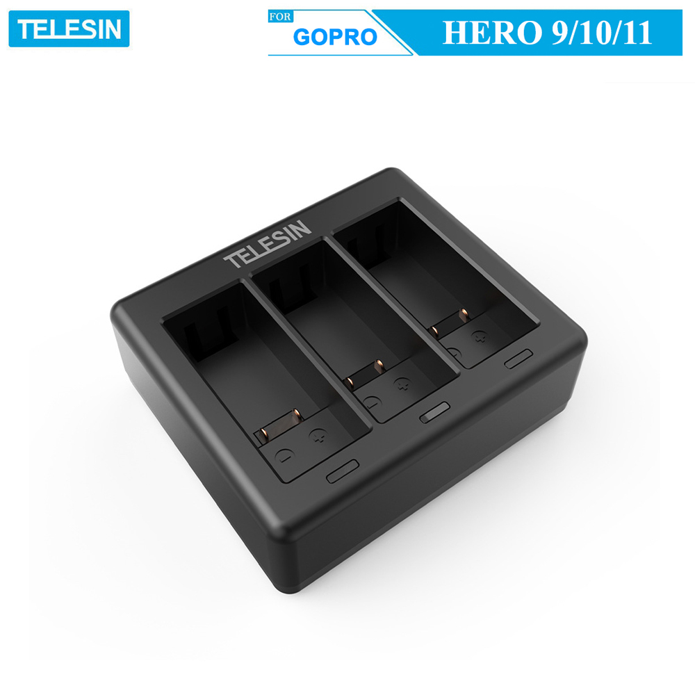 Sạc TELESIN cho GOPRO HERO 9, GOPRO HERO 10, GOPRO HERO 11 - (SG9-02)