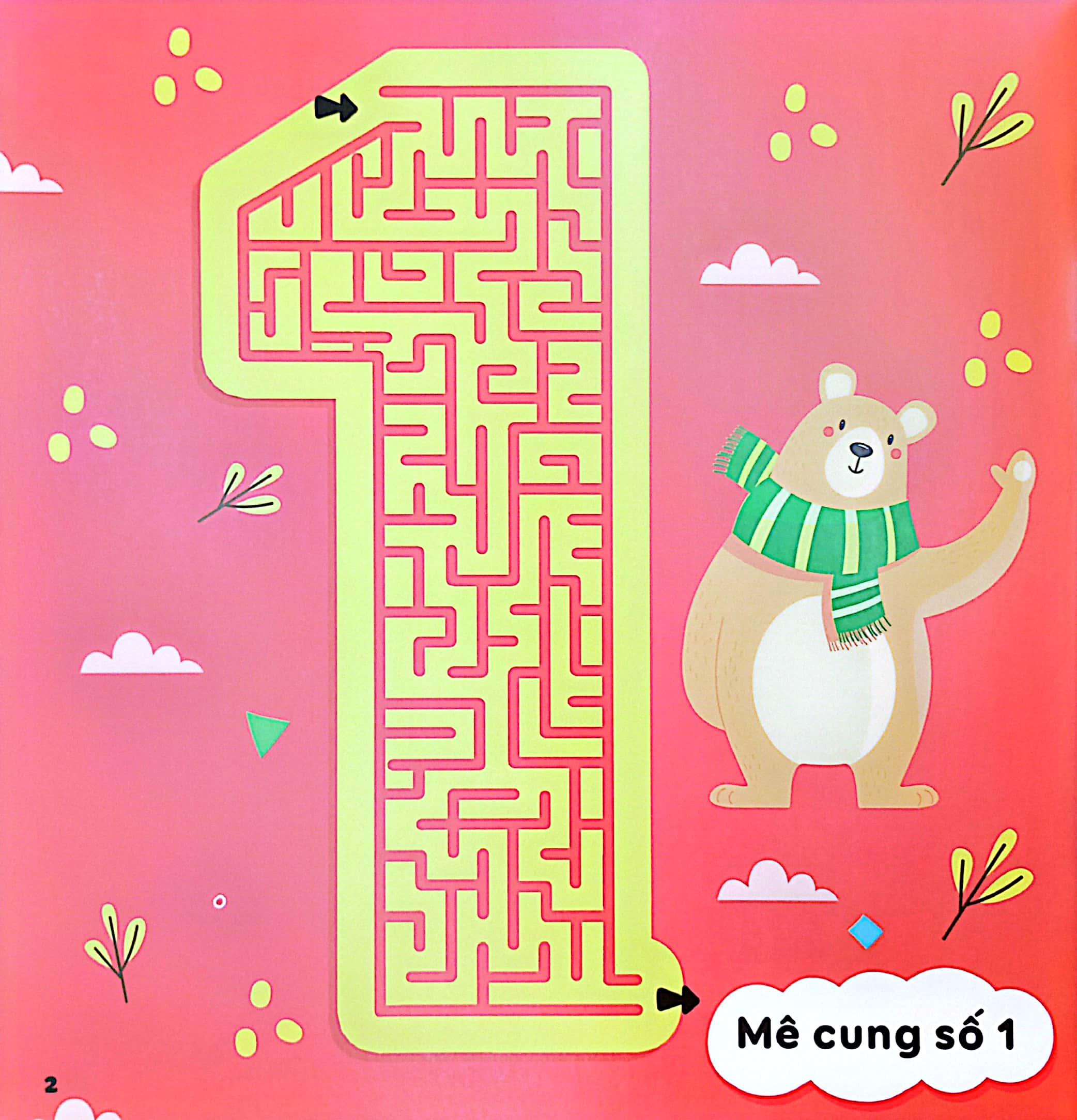 Mê Cung Thông Minh - Rèn Khả Năng Tập Trung Cho Trẻ - Số Đếm (Từ 4-10 Tuổi)