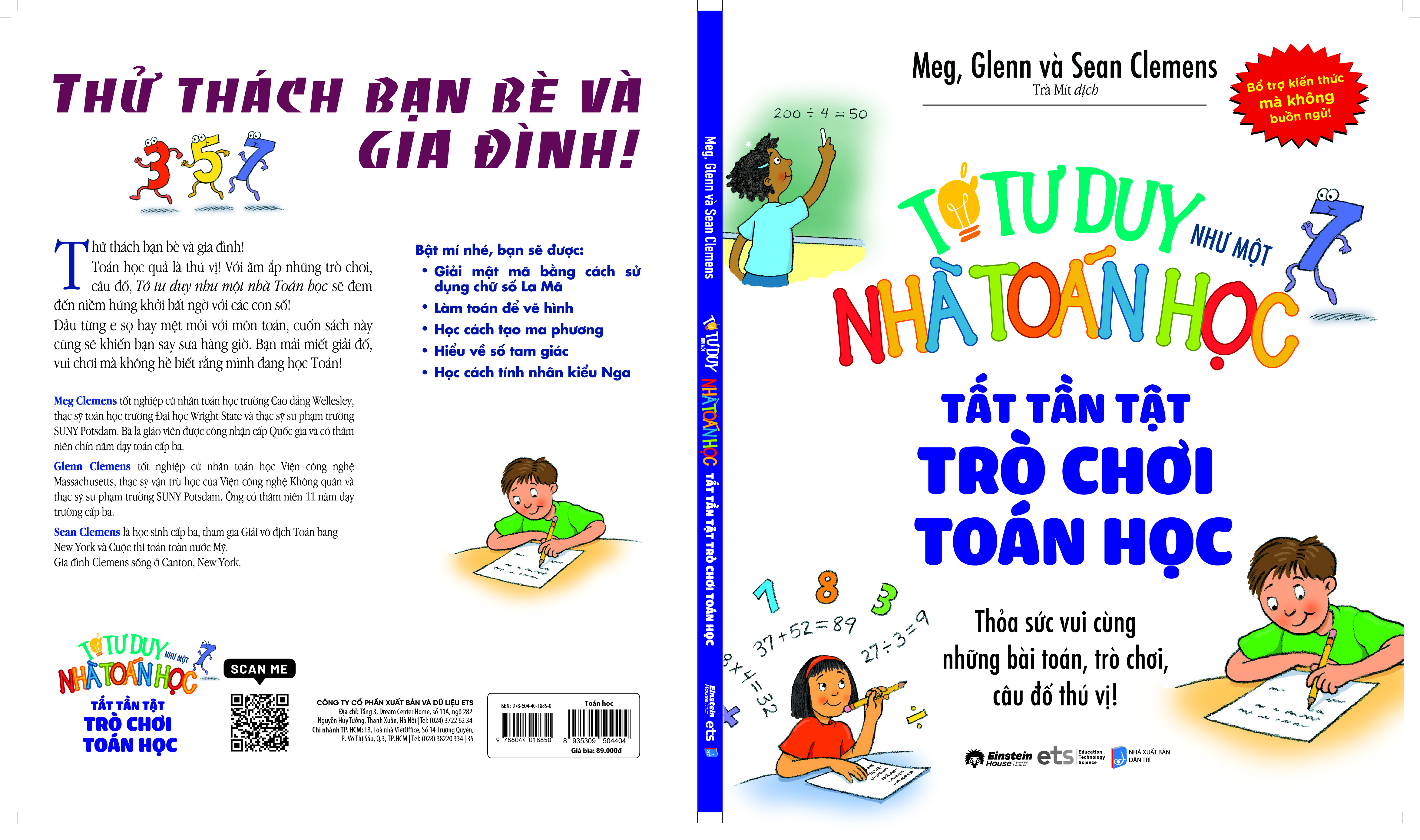 Sách Tớ Tư Duy Như Một Nhà Toán Học - Tất Tần Tật Trò Chơi Toán Học