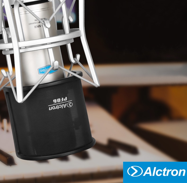 SOAIY Màng Lọc Popfilter Bằng Sợi Hợp Kim Cho Micro Thu Âm Alctron PF06 - Hàng Nhập Khẩu