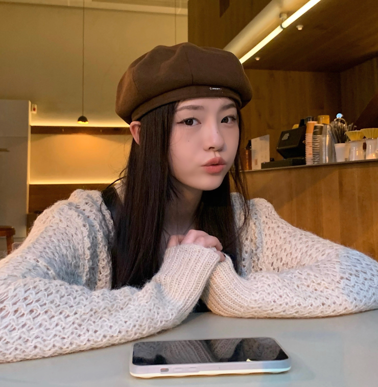 Mũ nồi beret vải phối đồ thời trang xinh đẹp màu trơn Retro Hàn Quốc chụp ảnh đi làm thu đông đa năng giá rẻ