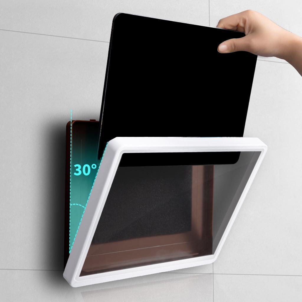 Universal Rotated Wall Mounting Shower Phone Holder Bathroom Case Water-resistant Anti-Fog Handsfree Storage Box