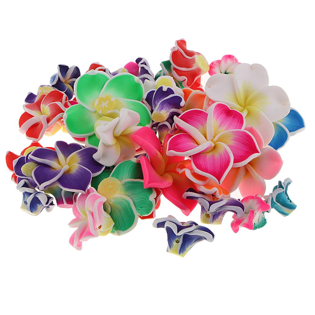 50pcs Flowers Resin Flatback Embellishments Ornament Scrapbooking DIY Crafts