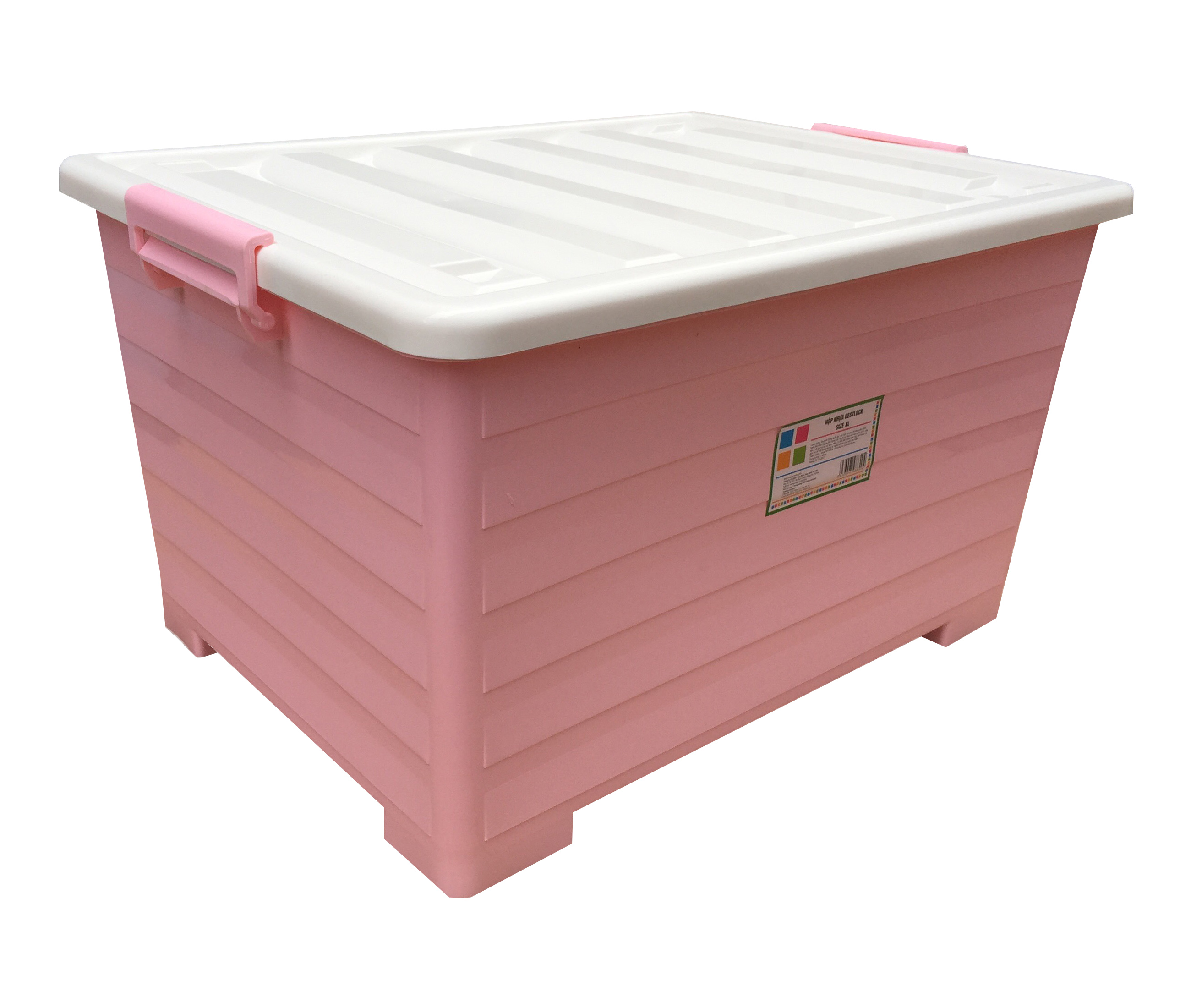 Thùng nhựa đựng đồ Đa Năng Bestlock size XL-55L Giao mầu ngẫu nhiên