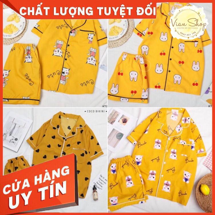 Bộ đồ pijama , Bộ Đồ Mặc Nhà Kate Thái Cộc Đùi Hoạ Tiết Dễ thương