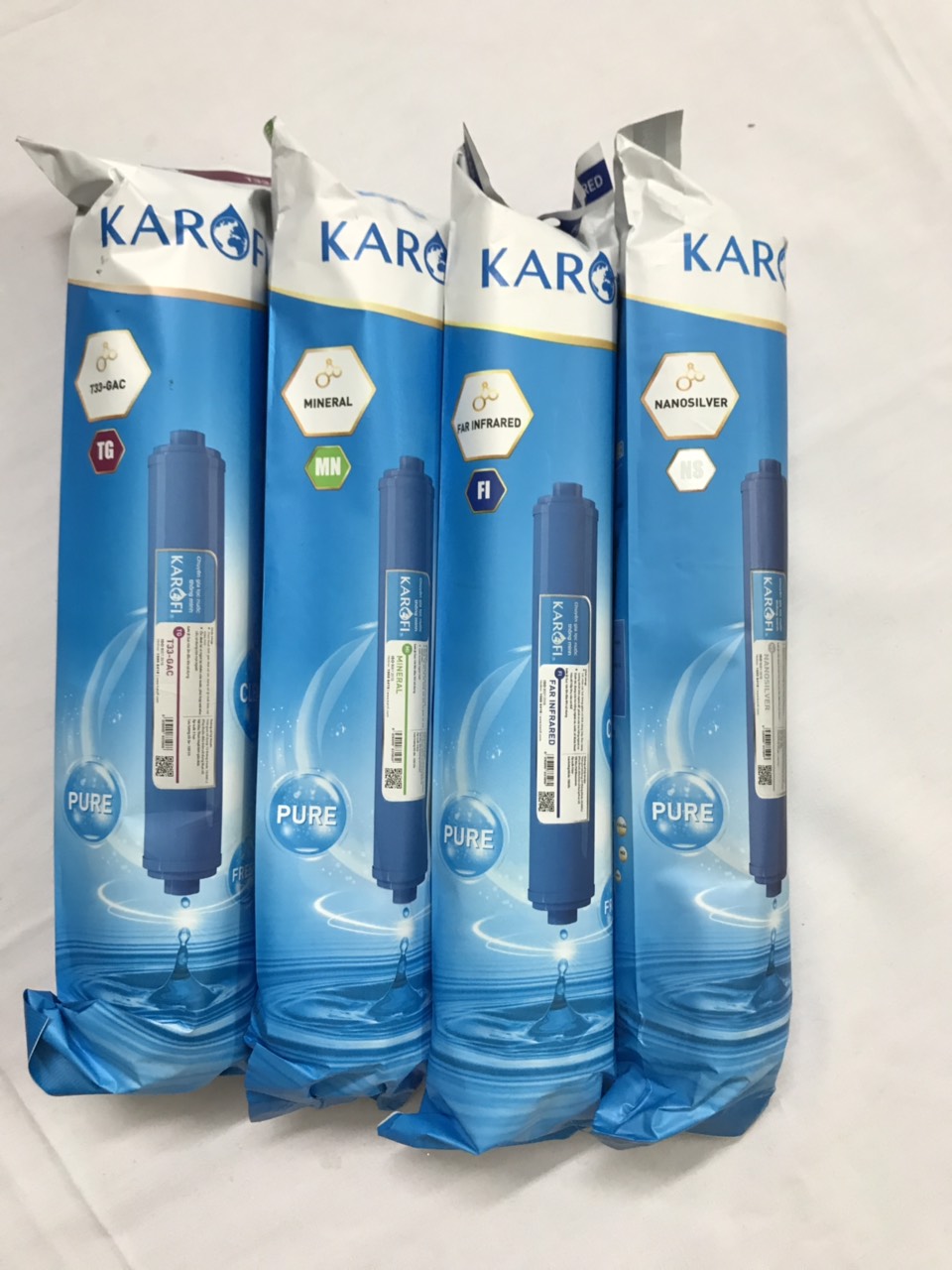 Combo 4 lõi chức năng Karofi (T33, Min, Far, Nano) - Hàng chính hãng