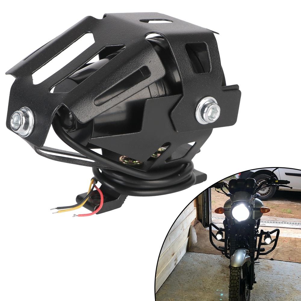 Set 2 đèn pha bóng LED DRL 12V Mini U5 chuyên dụng cho xe mô tô