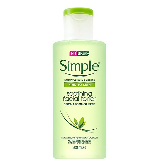 Nước Hoa Hồng Simple Kind To Skin Soothing Facial Toner (200ml) [ Được Mask 3W Clinic ]