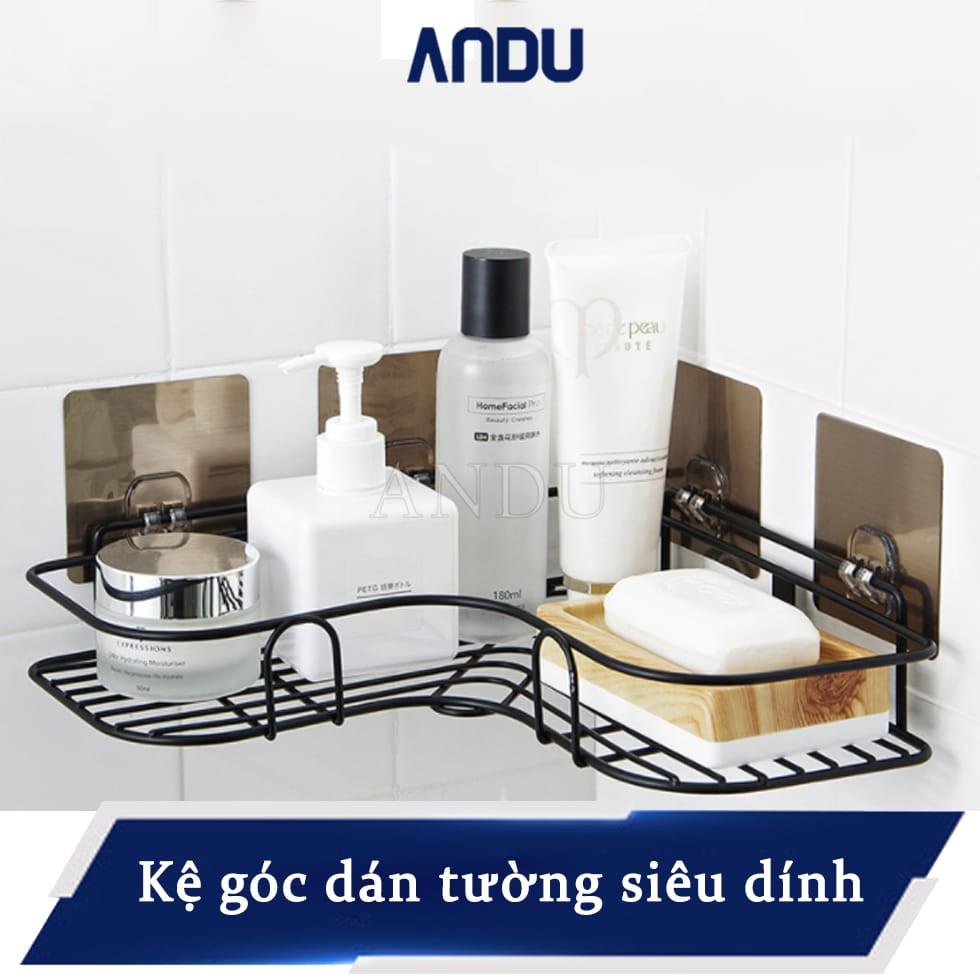 Kệ Góc Nhà Tắm Dán Tường Siêu Dính Kệ Để Đồ Nhà Tắm ,Nhà Bếp Siêu Tiện Dụng