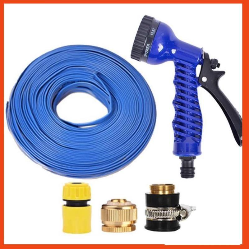 Bộ dây và vòi xịt tăng áp lực nước,rửa xe, tưới cây 15m  206843