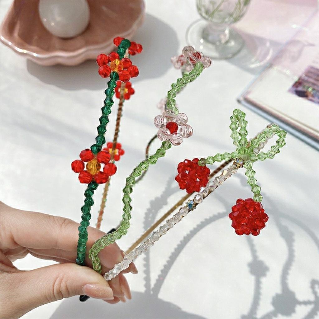 Băng Đô Cài Tóc Đính Đá Pha Lê nhân Tạo xinh xắn