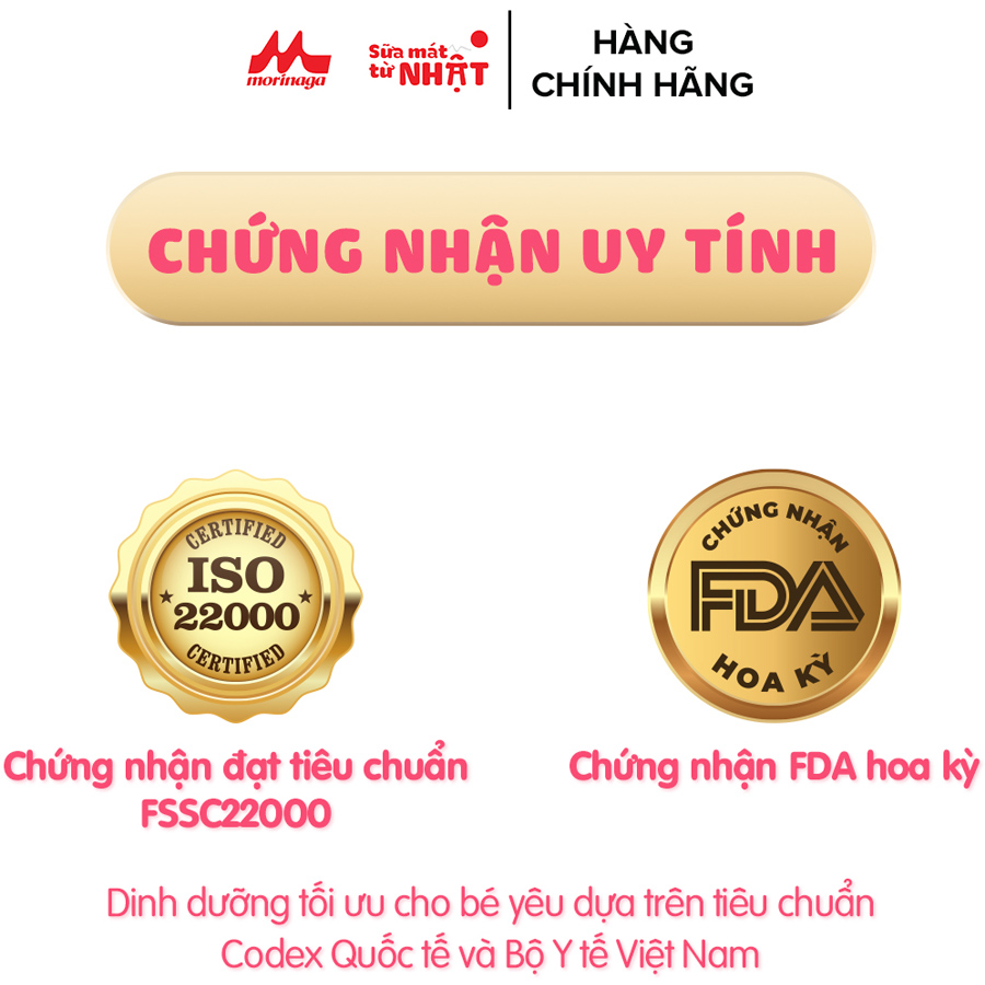 (Combo tiết kiệm) Thùng 8 lon Sữa Morinaga số 2 Chilmil 850g