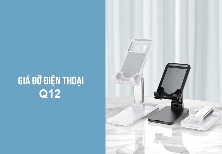 Giá đỡ điện thoại để bàn gấp gọn Q12