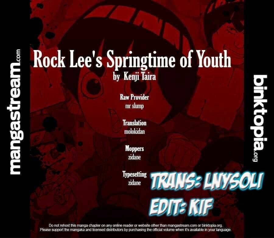 rock lee no seishun full-power ninden manga chapter 2 3