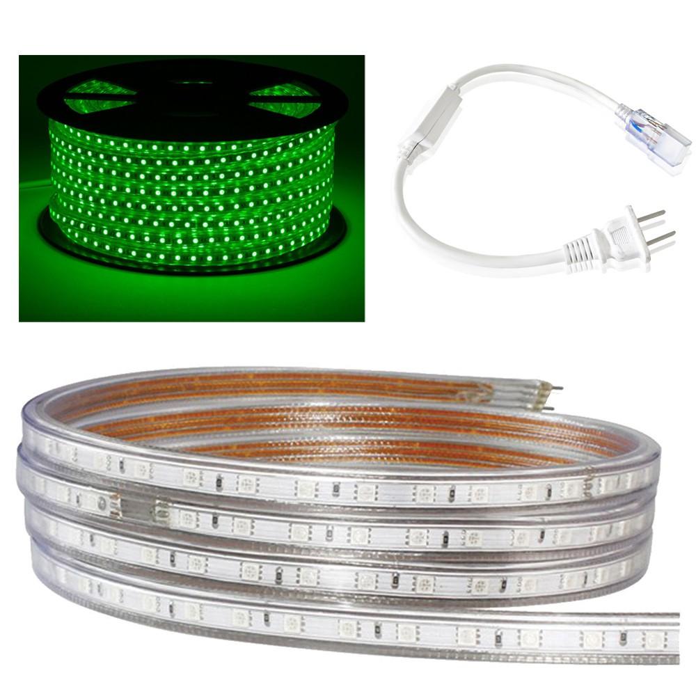 Cuộn 100 mét đèn Led dây 5050 ánh sáng xanh lá