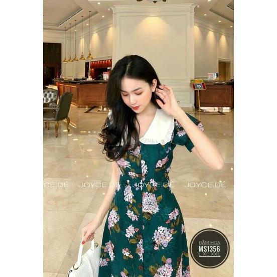 ĐẦM MIDI HOA DẠO PHỐ BIG SIZE SANG CHẢNH