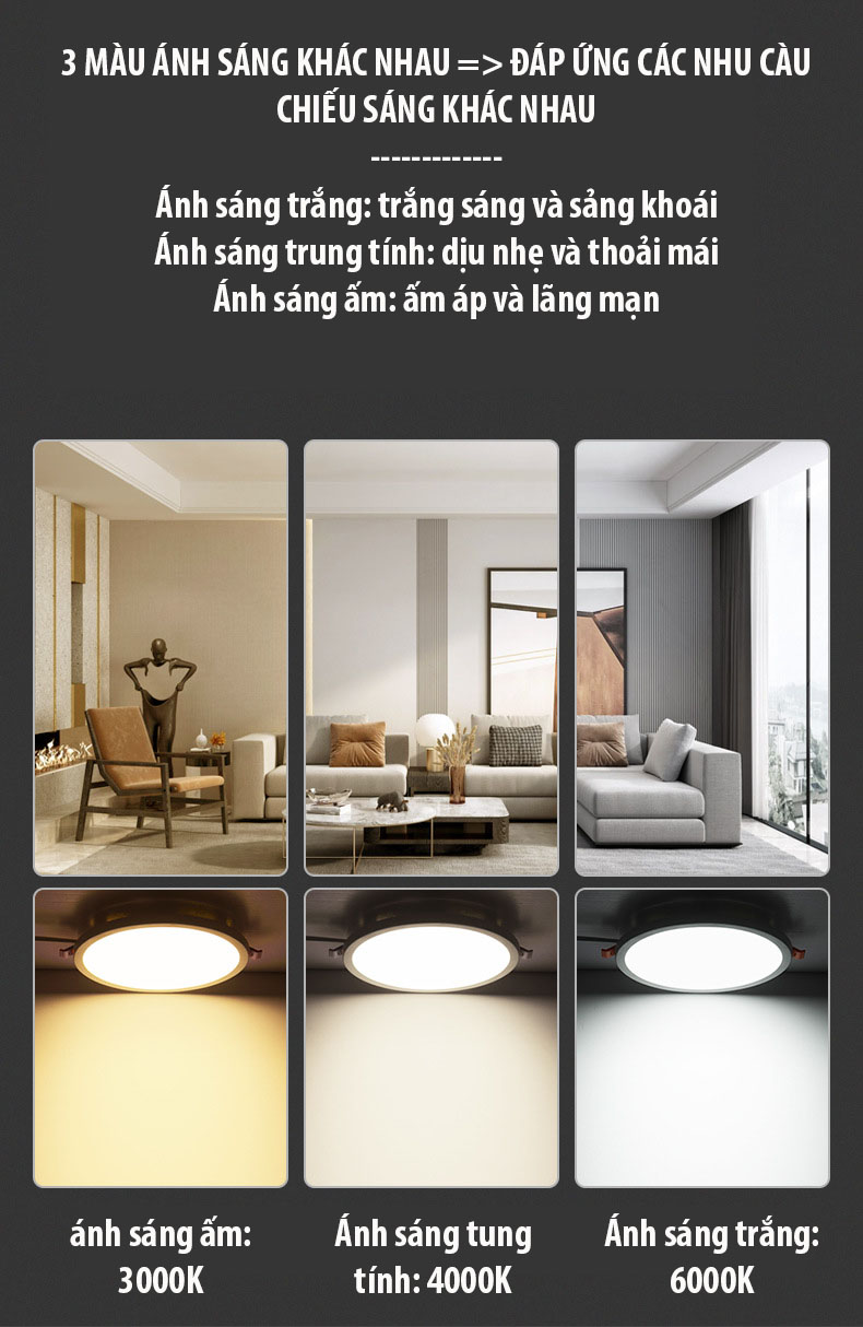 Đèn LED âm trần downlight siêu mỏng cao cấp,đèn LED giá rẻ,đèn trần phòng khách,đèn trần thạch cao siêu mỏng