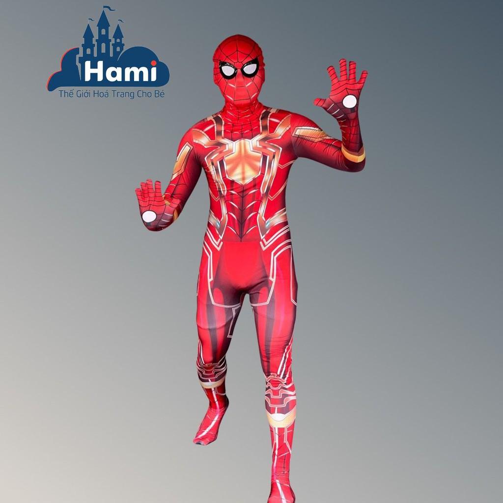 NGƯỜI LỚN - TRẺ EM Hóa Trang Người Nhện Thép Spiderman