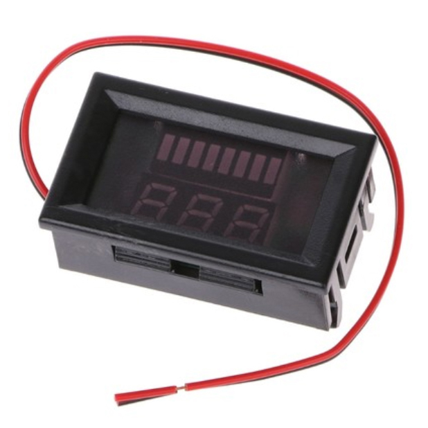 Đồng Hồ Hiển Thị Điện Áp - Dung Lượng Pin, Acquy-12VDC