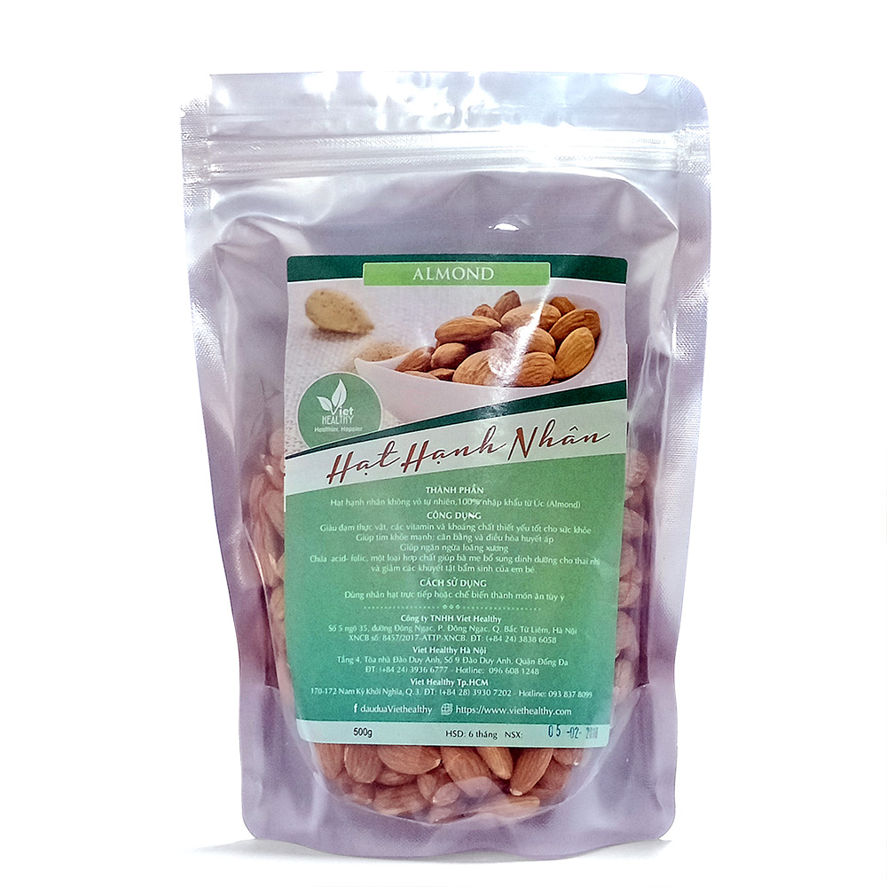 Hạt hạnh nhân Mỹ 500g