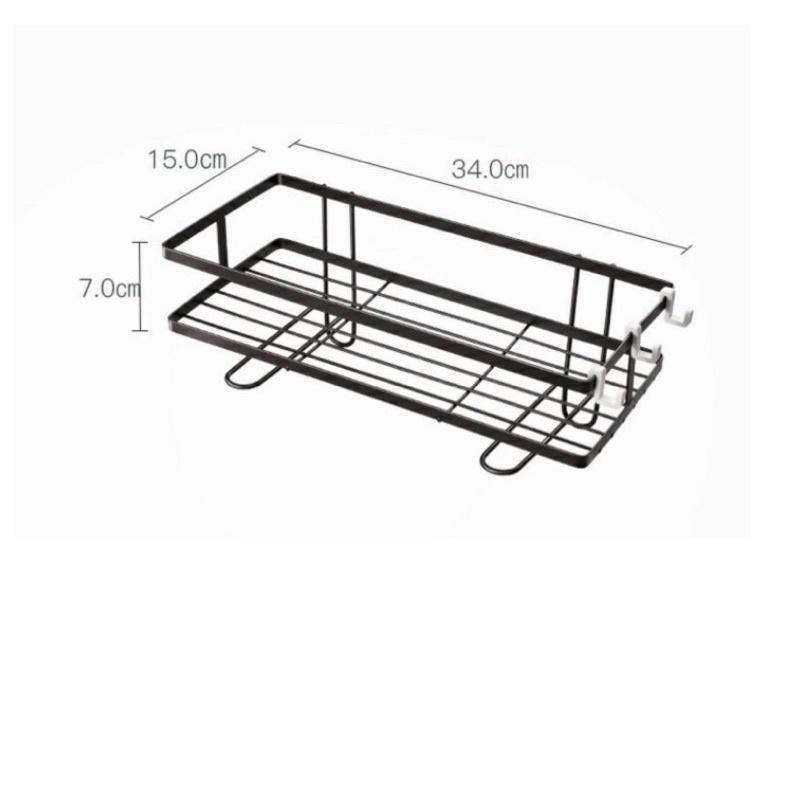 Kệ Để Đồ Sau Toa Lét bằng sắt sơn tĩnh điện 1 Tầng không cần khoan tường Siêu Gọn