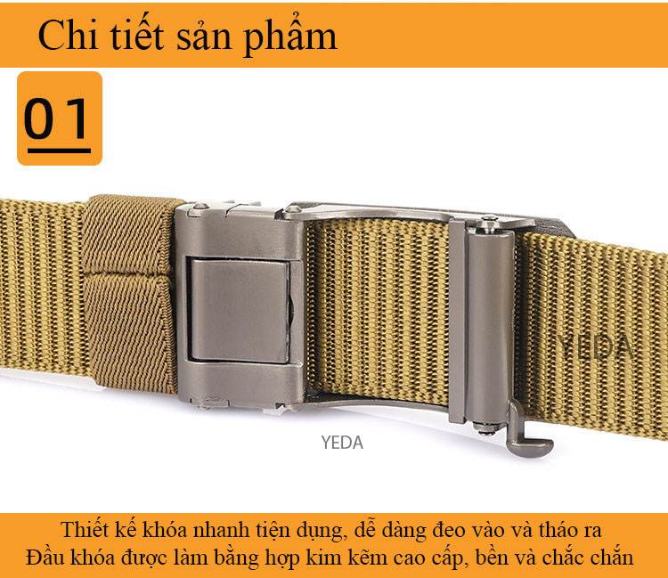 Thắt lưng dây nịt nam cao cấp phong cách Châu Âu thắt lưng khóa tự động mã AWMNCLG