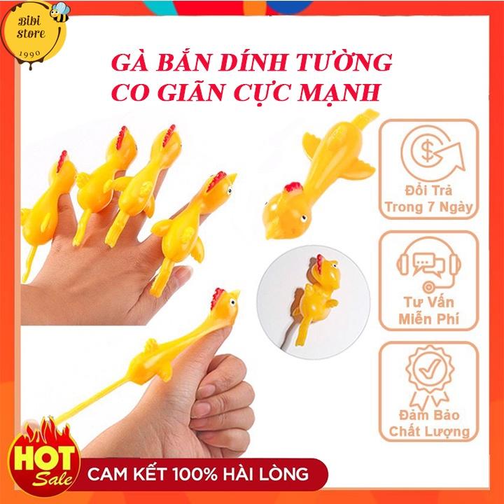 Đồ Chơi Giảm Stress Gà Cao Su, Gà Bắn Dính Tường, Đồ Chơi Giải Trí Hot ( Hàng loại 1 đẹp )